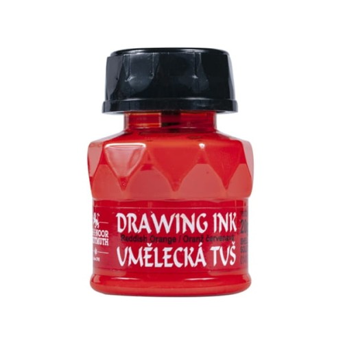 Przejdź do produktu Tusz artystyczny KOH-I-NOOR 20 ml - reddish orange