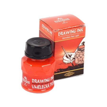Tusz artystyczny KOH-I-NOOR 20 ml - vermilion red light