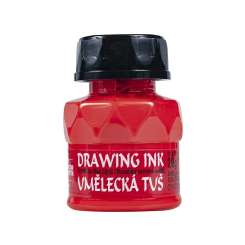 Przejdź do produktu Tusz artystyczny KOH-I-NOOR 20 ml - vermilion red light