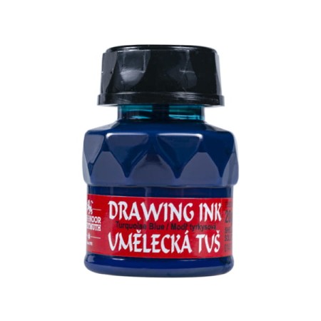 Tusz artystyczny KOH-I-NOOR 20 ml - turquoise blue