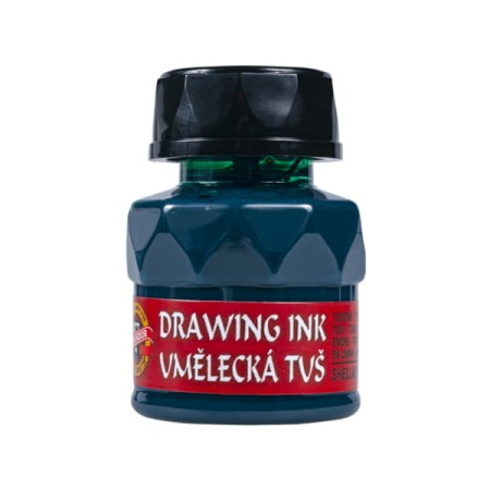 Tusz artystyczny KOH-I-NOOR 20 ml - phthalocyanine green