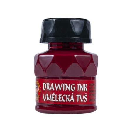 Tusz artystyczny KOH-I-NOOR 20 ml - alizarin red