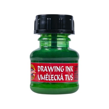 Tusz artystyczny KOH-I-NOOR 20 ml - grass green