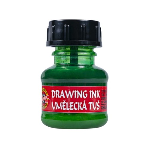 Przejdź do produktu Tusz artystyczny KOH-I-NOOR 20 ml - grass green