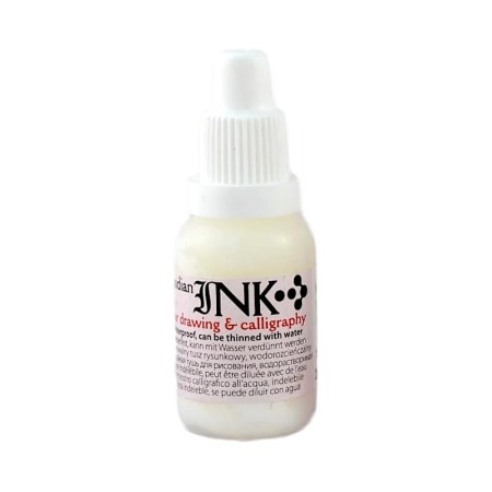 Tusz rysunkowy RENESANS Indian Ink 20 ml - biały