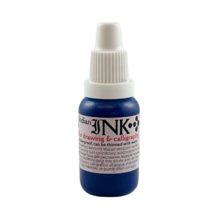 Tusz rysunkowy RENESANS Indian Ink 20 ml - błękit