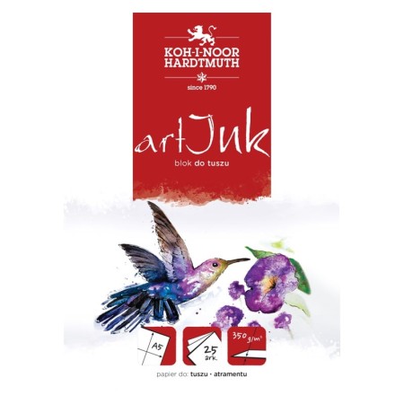 Blok do tuszu KOH-I-NOOR artInk A5 350 g/m²