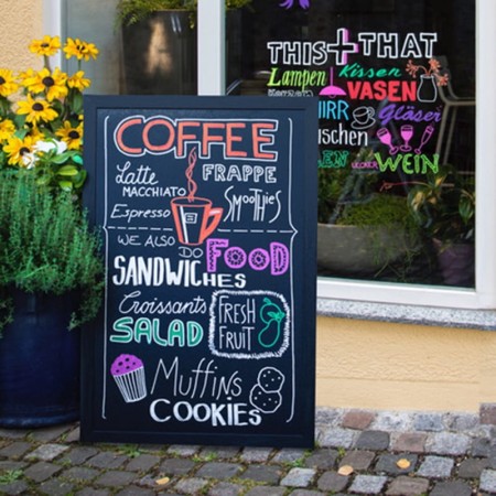 Marker kredowy UNI Chalk PWE-8K (różowy)