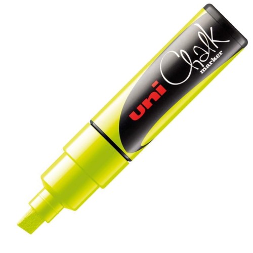 Przejdź do produktu Marker kredowy UNI Chalk PWE-8K (żółty)