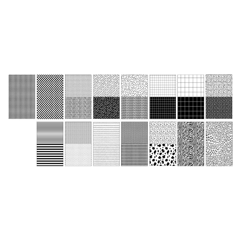 Blok z motywami A4 HAPPY COLOR Black & White - 80 g/m² - 15 ark.