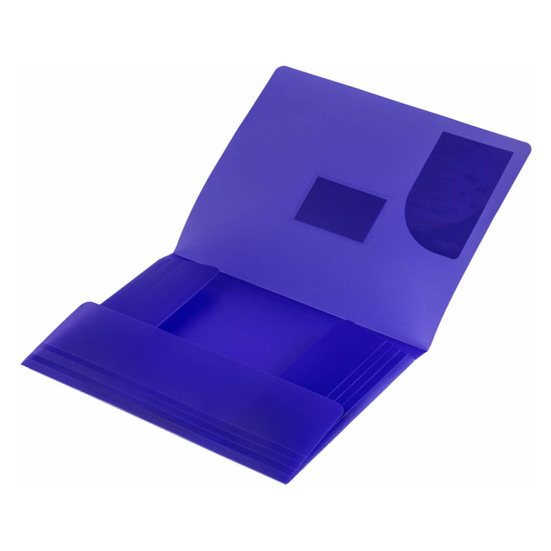 Teczka plastikowa z gumką A4 STRIGO - FIOLETOWA