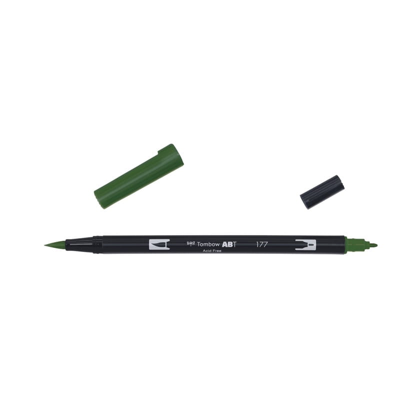 Pisak TOMBOW Dual Brush-Pen ABT 177 - dark jade