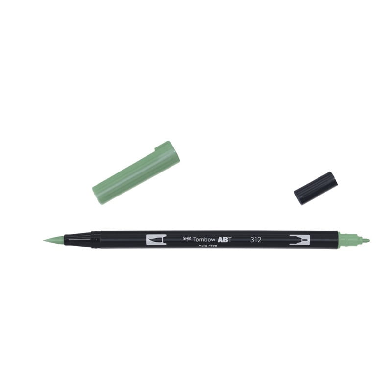Pisak TOMBOW Dual Brush-Pen ABT 312 - holly green