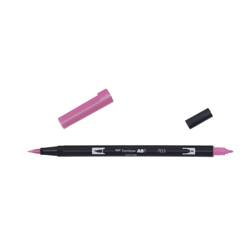 Pisak TOMBOW Dual Brush-Pen ABT 703 - pink rose