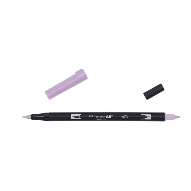 Pisak TOMBOW Dual Brush-Pen ABT 673 - orchid