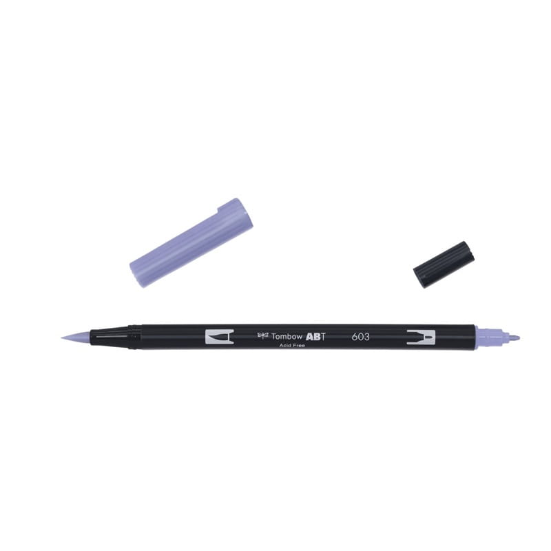 Pisak TOMBOW Dual Brush-Pen ABT 603 - periwinkle