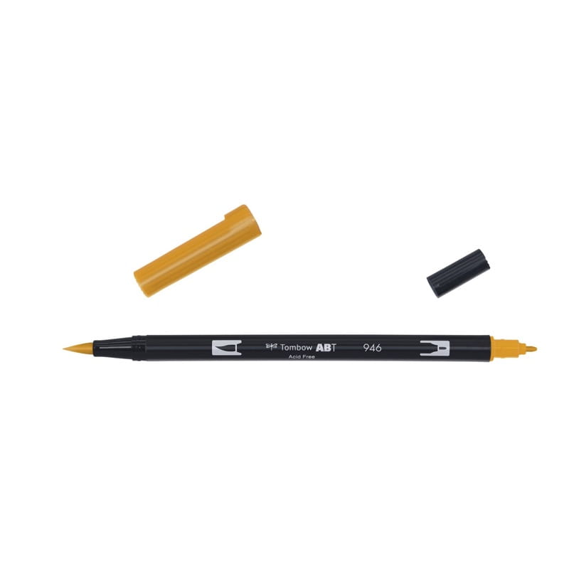 Pisak TOMBOW Dual Brush-Pen ABT 946 (gold ochre)