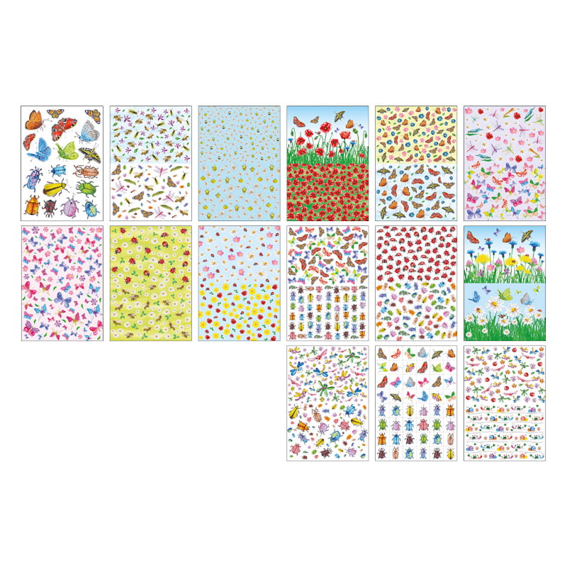 Blok z motywami A4 HAPPY COLOR Garden - 80 g/m² - 15 ark.