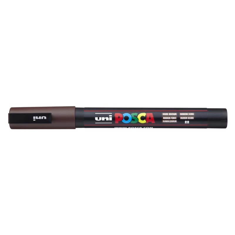 Marker UNI Posca PC-3M (22 - ciemnobrązowy)