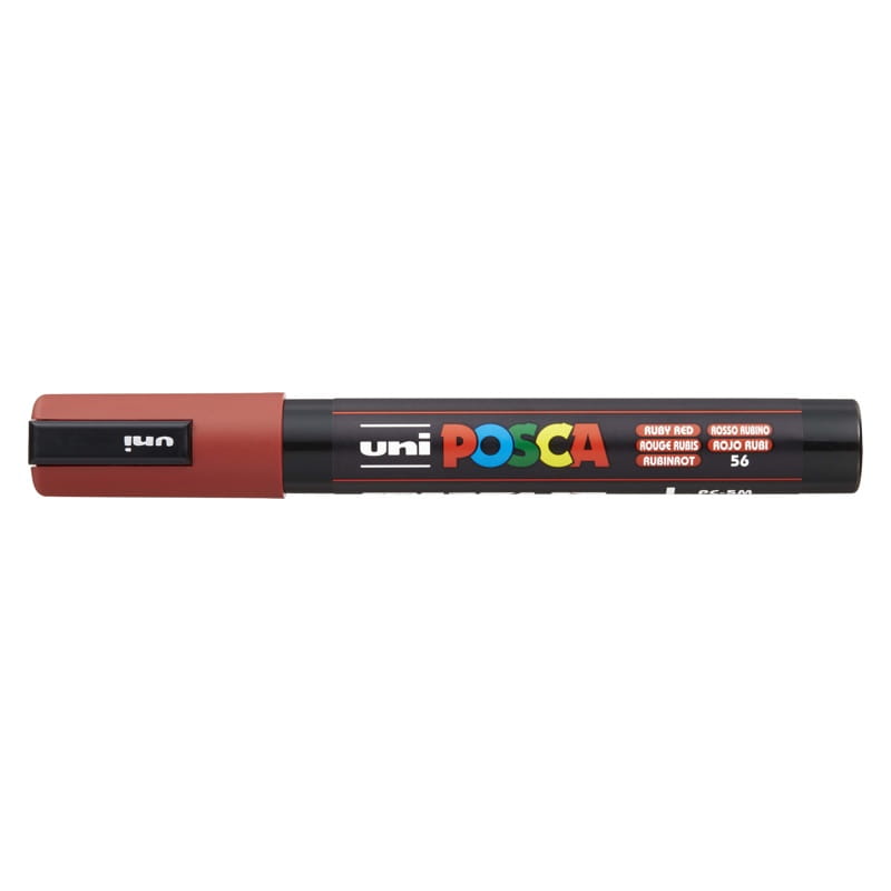 Marker UNI Posca PC-5M (56 - rubinowo-czerwony)