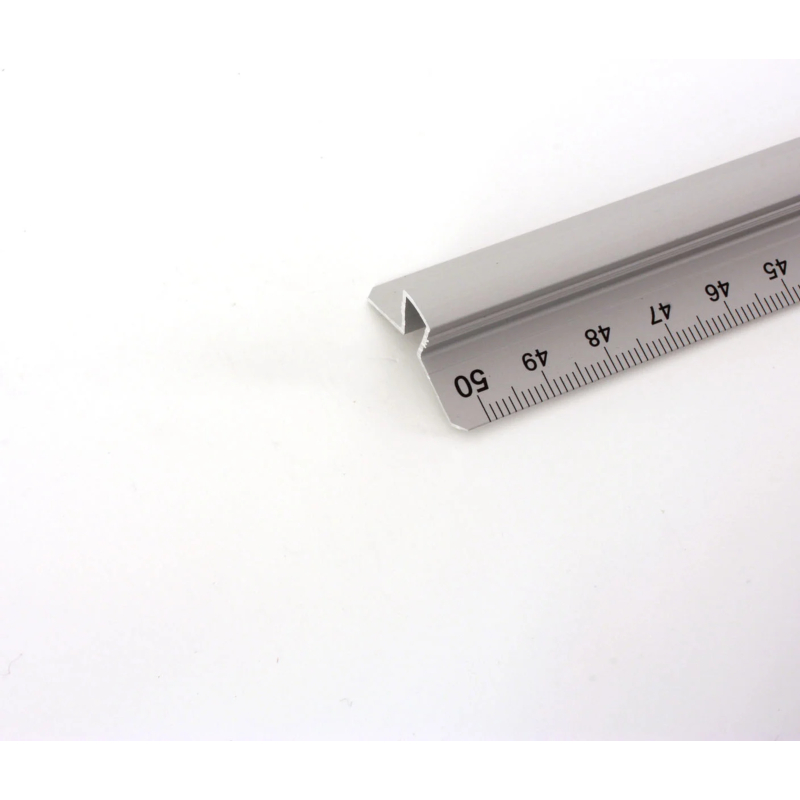 Linijka aluminiowa z uchwytem szkolna LENIAR S2 - 50 cm