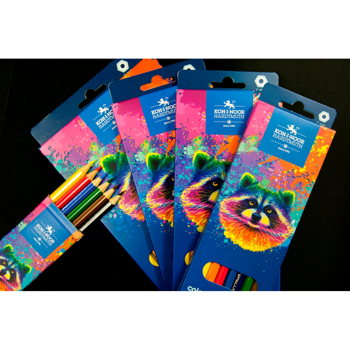 Kredki ołówkowe KOH-I-NOOR Szop - 12 kolorów