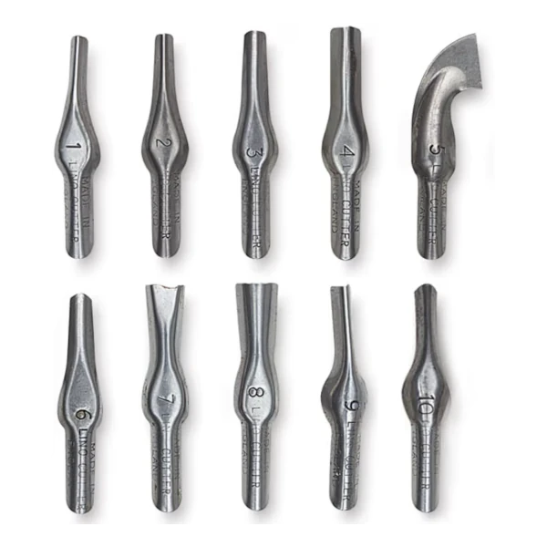 Wymienne dłutka do linorytu ESSDEE - 25 sztuk