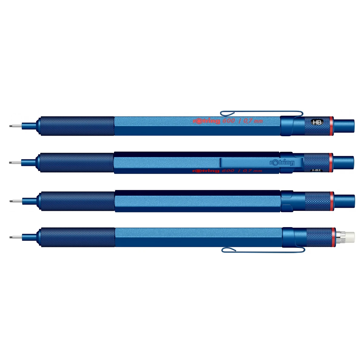 Ołówek automatyczny ROTRING 600 2114267 - 0,7 mm - niebieski