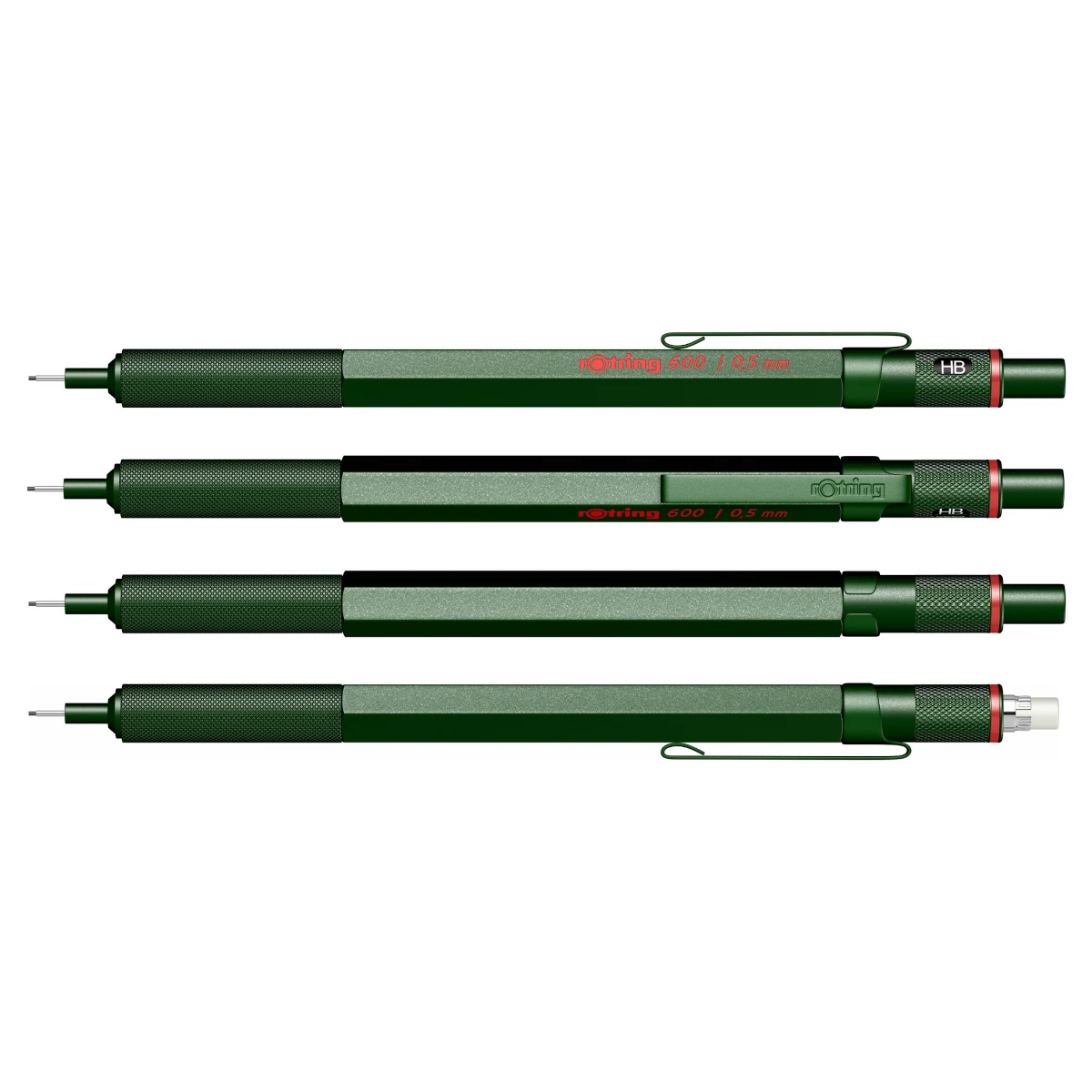 Ołówek automatyczny ROTRING 600 2114268 - 0,5 mm - zielony