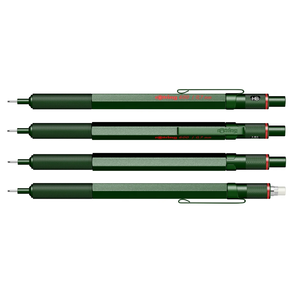 Ołówek automatyczny ROTRING 600 2114269 - 0,7 mm - zielony