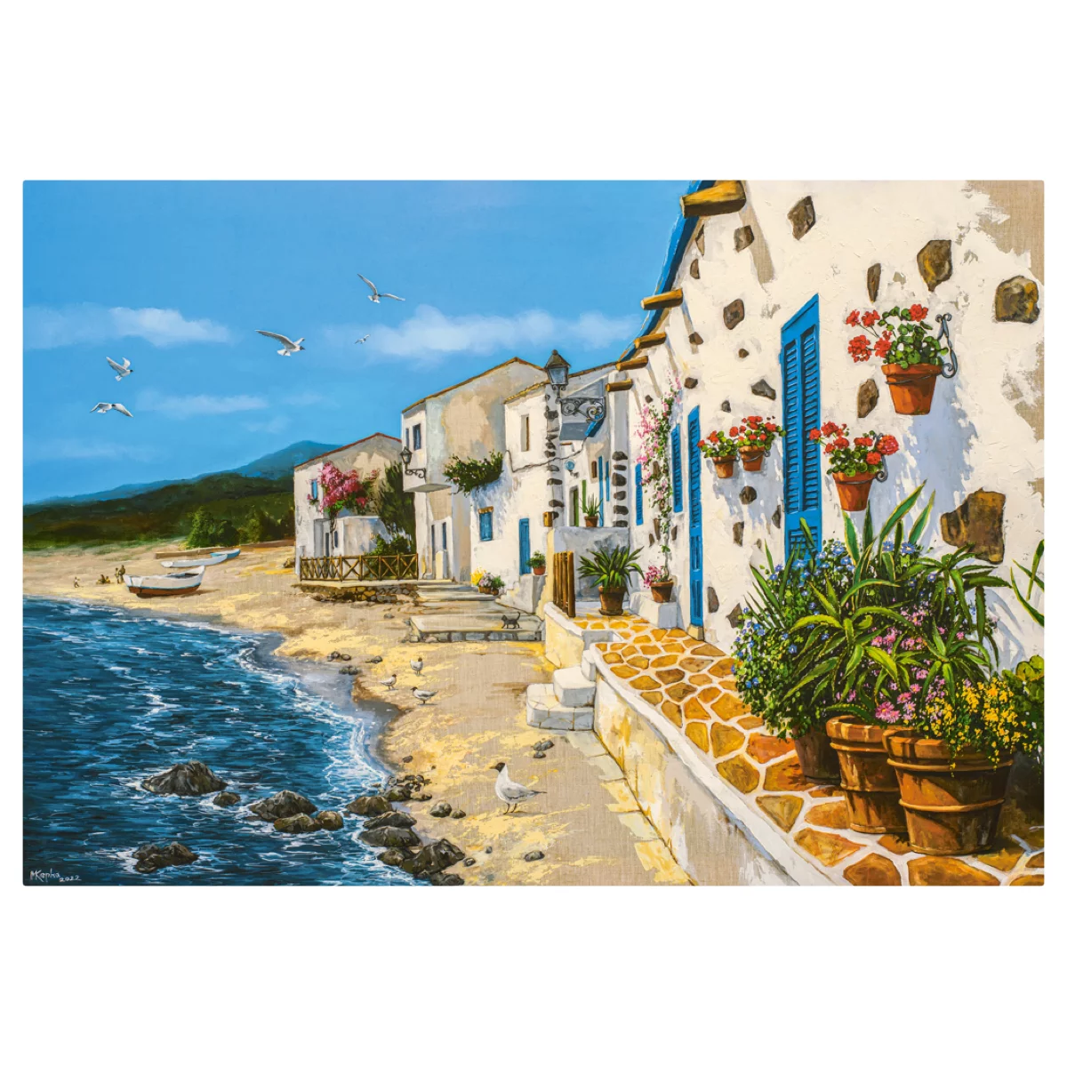 Puzzle CASTORLAND 1000 - Holiday Mood Magdalena Kępka Art.