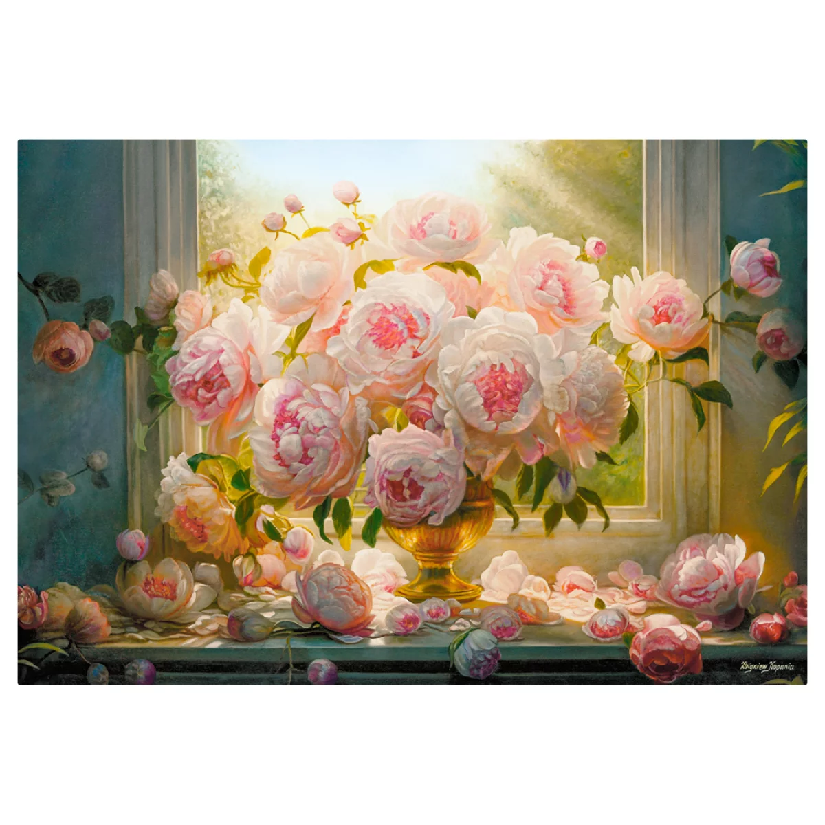 Puzzle CASTORLAND 1000 - Hot Summer Peonies - Art Collection