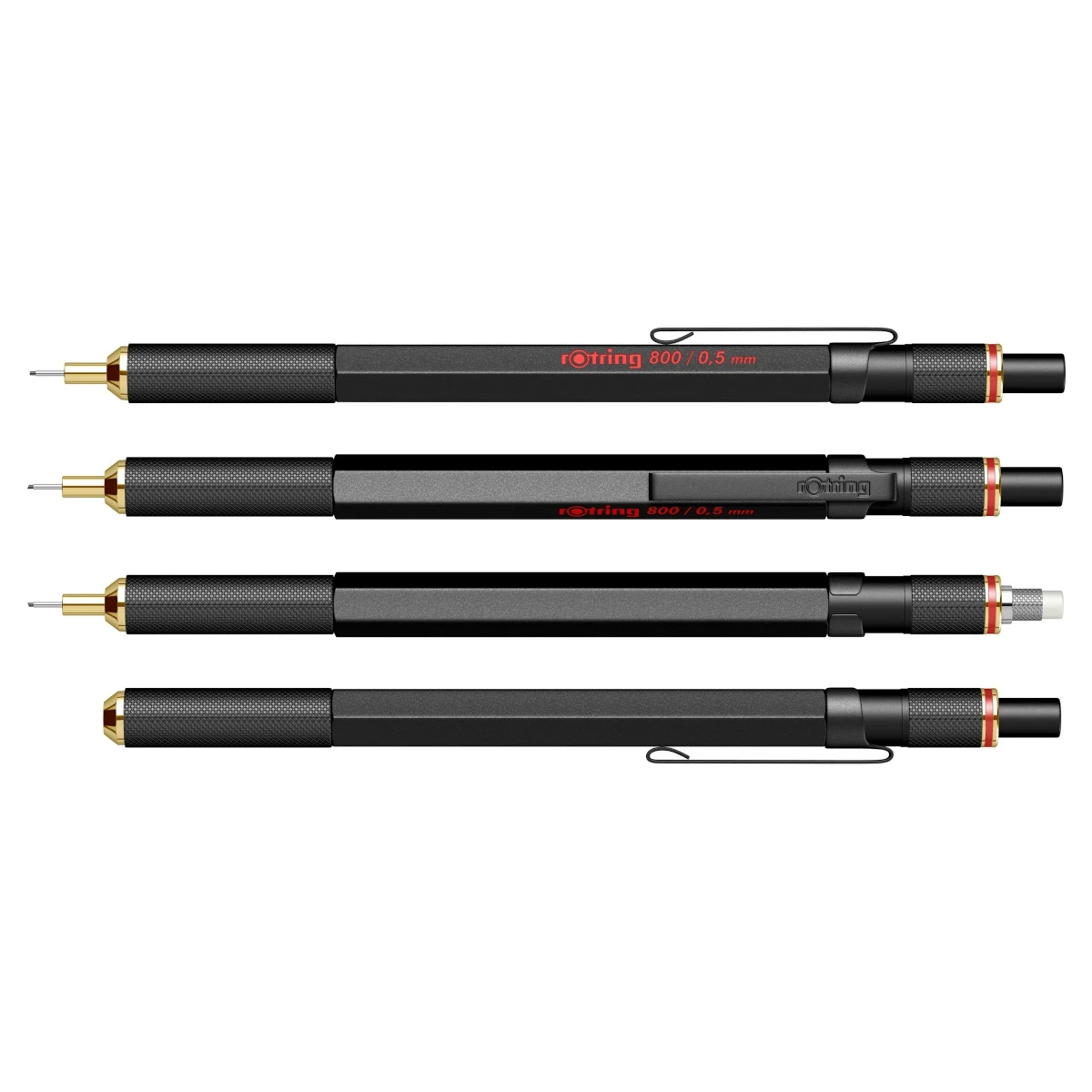 Ołówek automatyczny ROTRING 800 1904447 - 0,5 mm - czarny