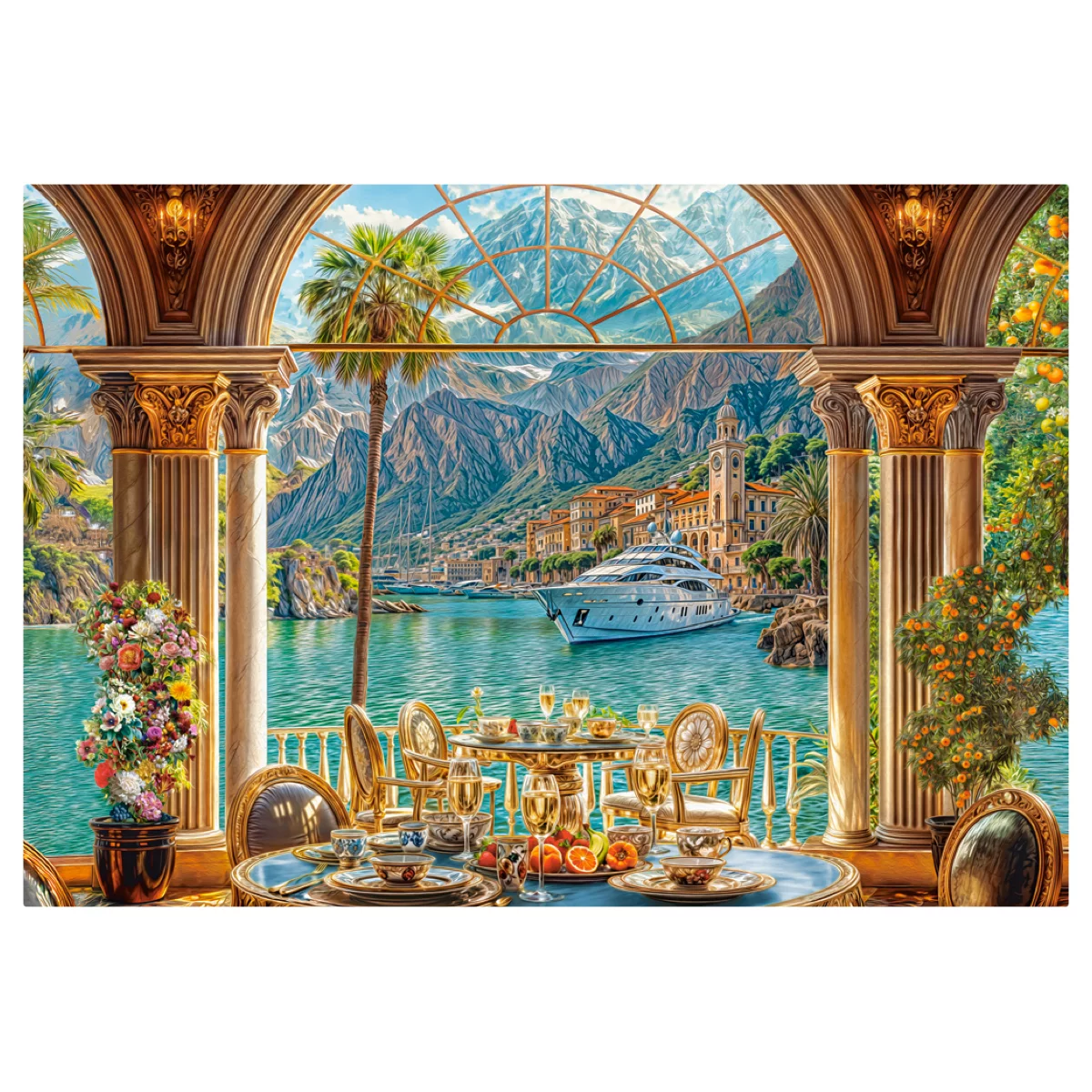 Puzzle CASTORLAND 1500 - Mediterranean Dessert