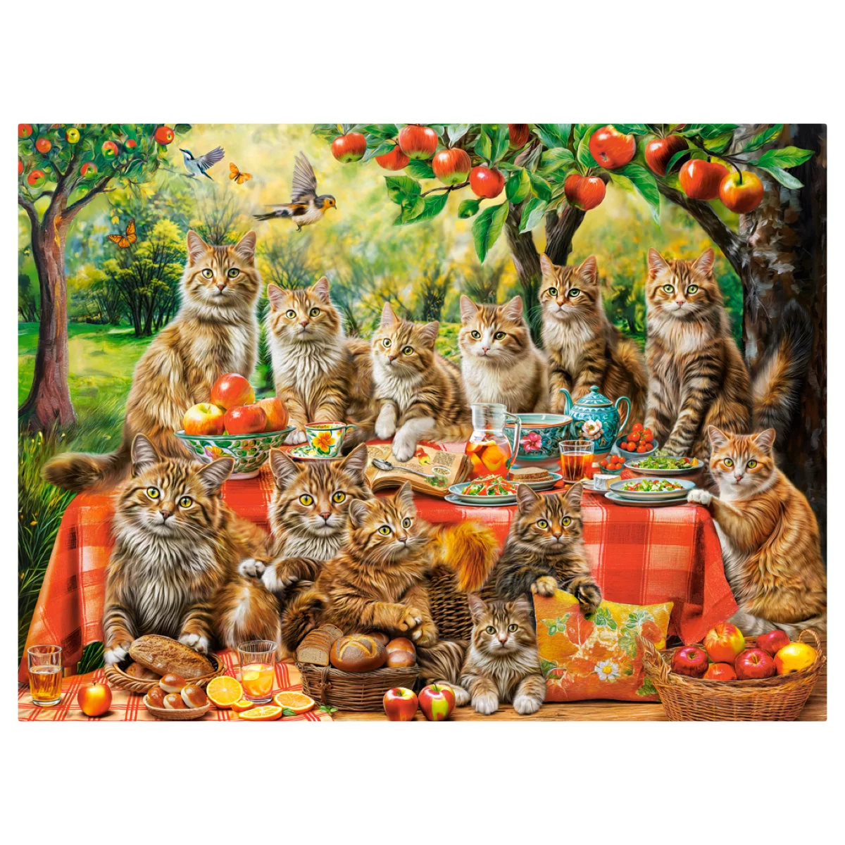 Puzzle CASTORLAND 3000 - Cat Family Reunion