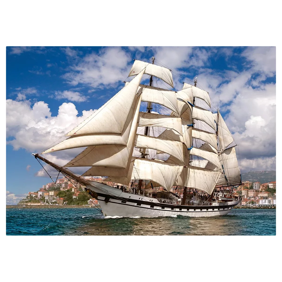 Puzzle CASTORLAND 500 - Tall Ship Leaving Harbour