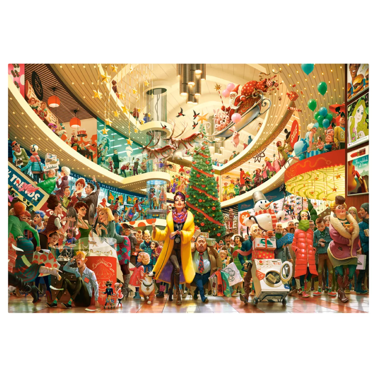Puzzle CASTORLAND 1500 - Crazy Shopping