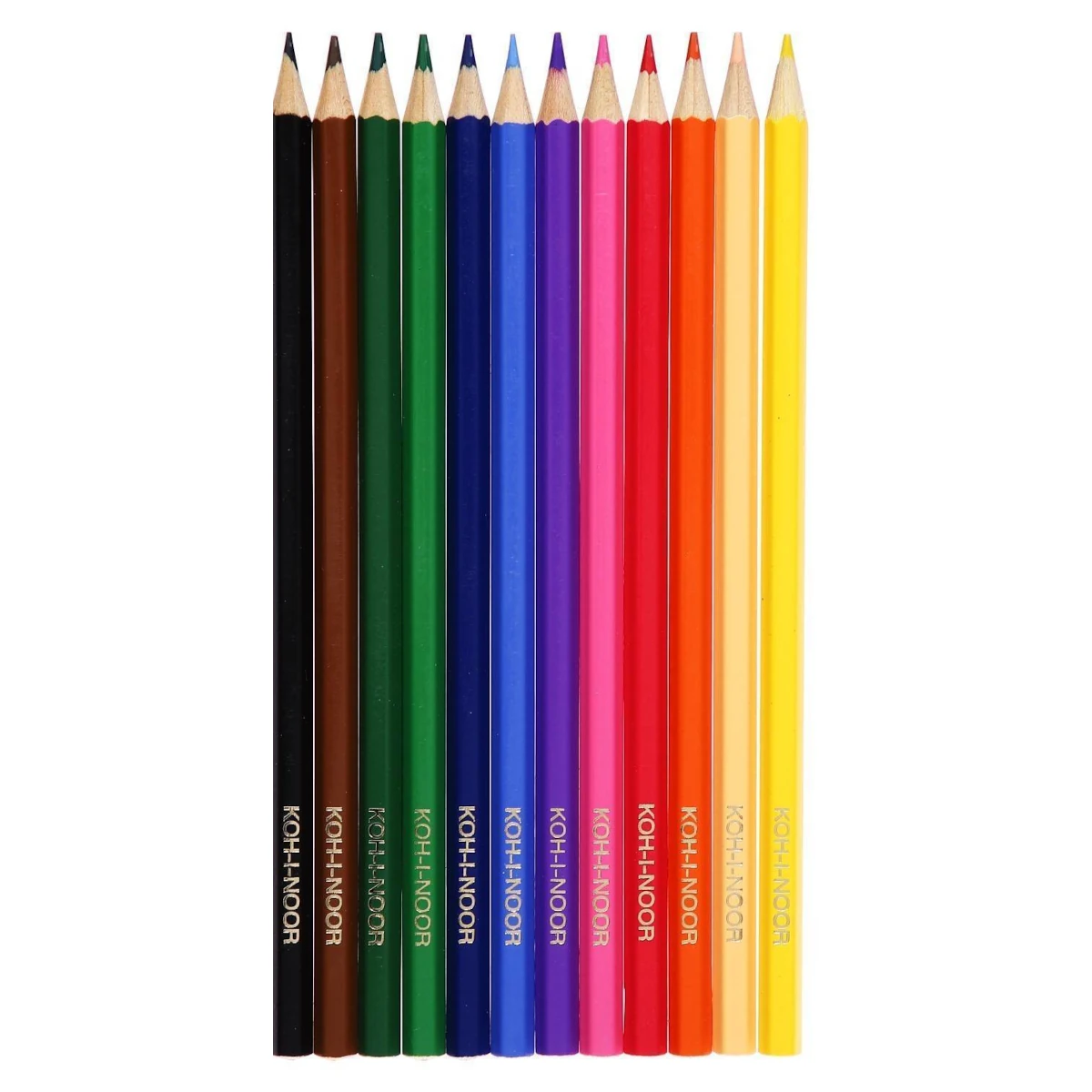 Kredki ołówkowe KOH-I-NOOR Szop - 12 kolorów