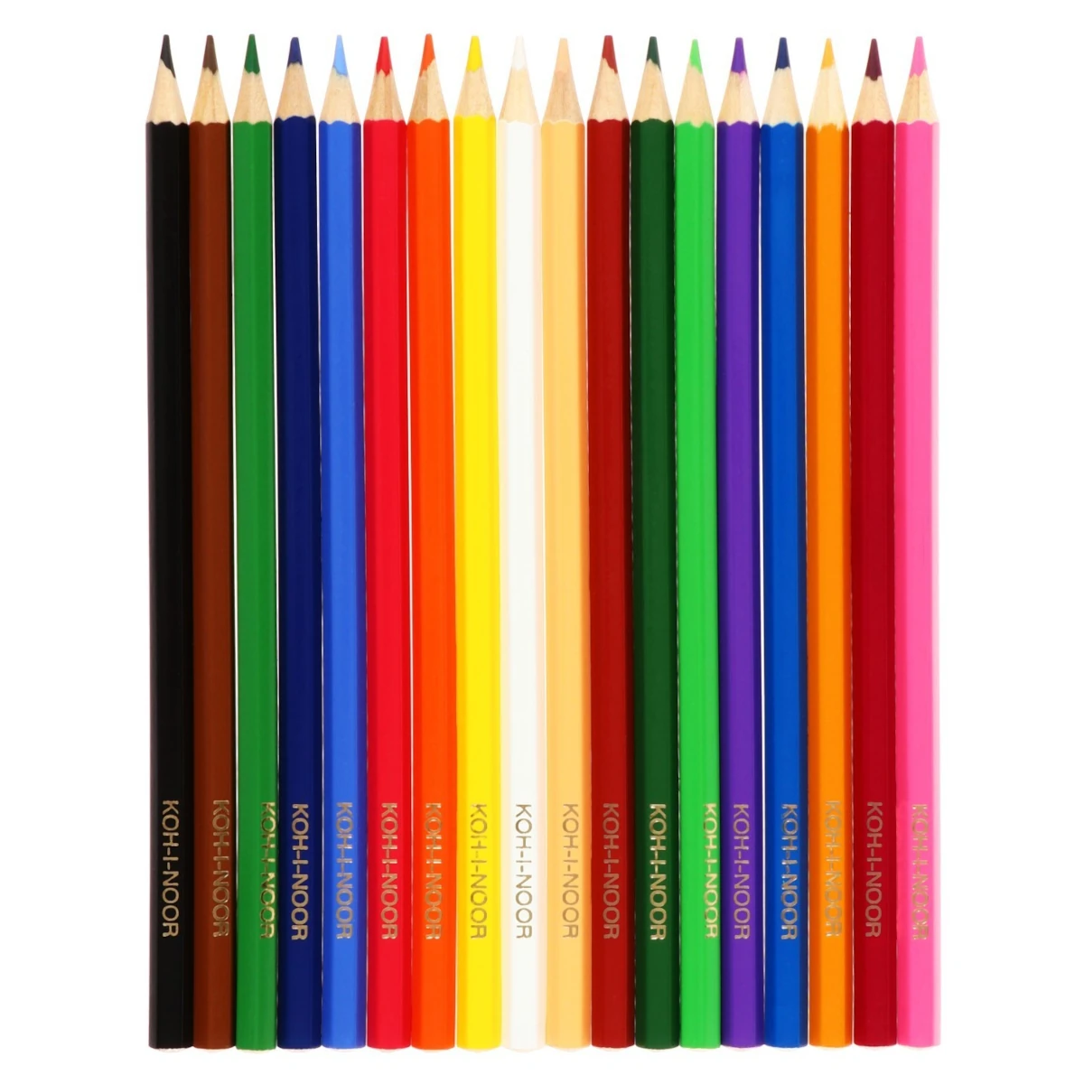 Kredki ołówkowe KOH-I-NOOR Szop - 18 kolorów