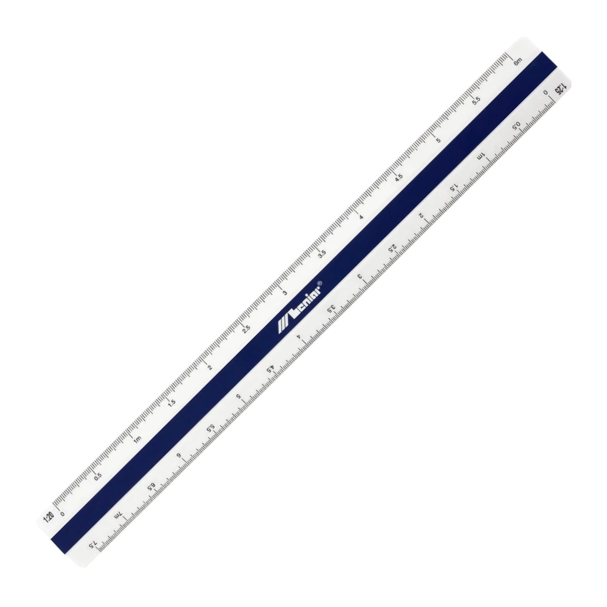 Skalówka płaska plastikowa LENIAR nr 1 - 30 cm