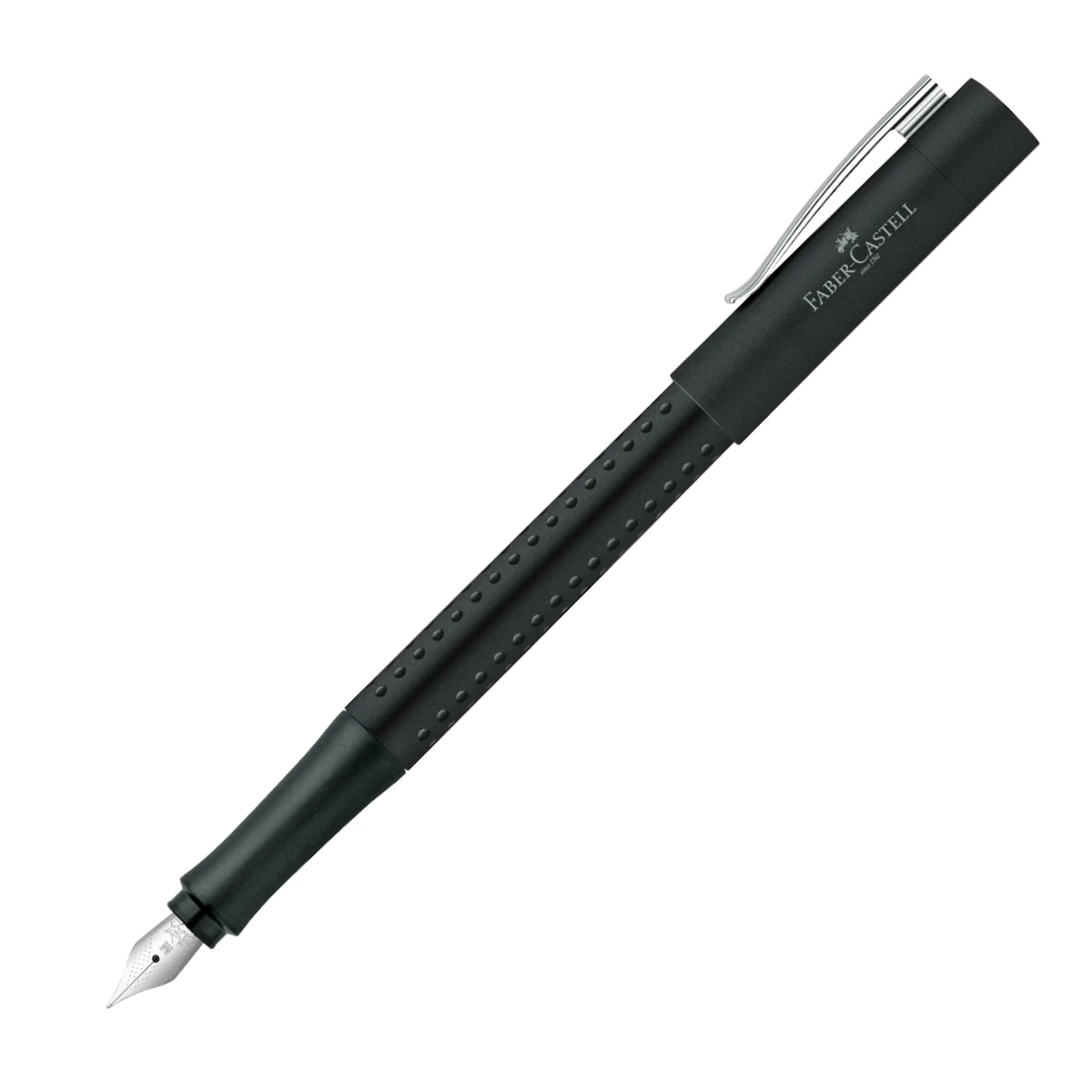 Pióro wieczne FABER-CASTELL Grip 2011 - stalówka M - czarny matowy - 140901