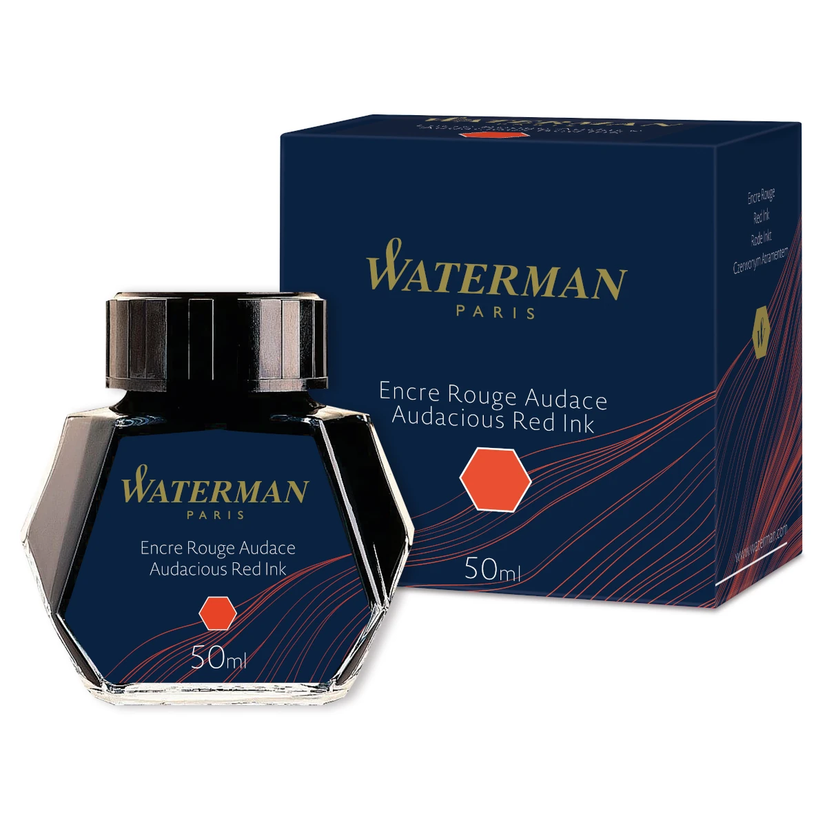 Atrament WATERMAN - Audacious Red (czerwony) - S0110730