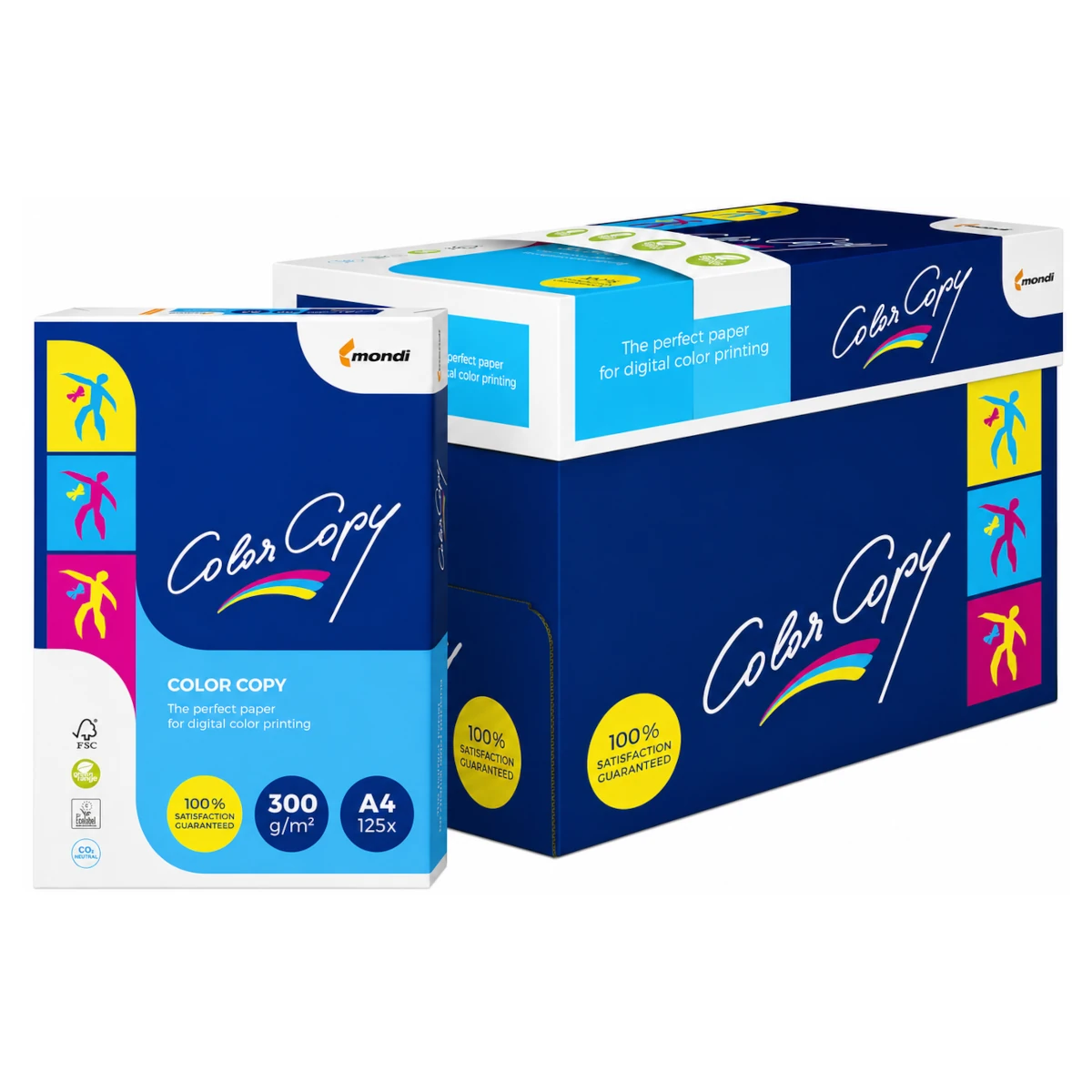 papier color copy a4 300g mondi opakowanie karton