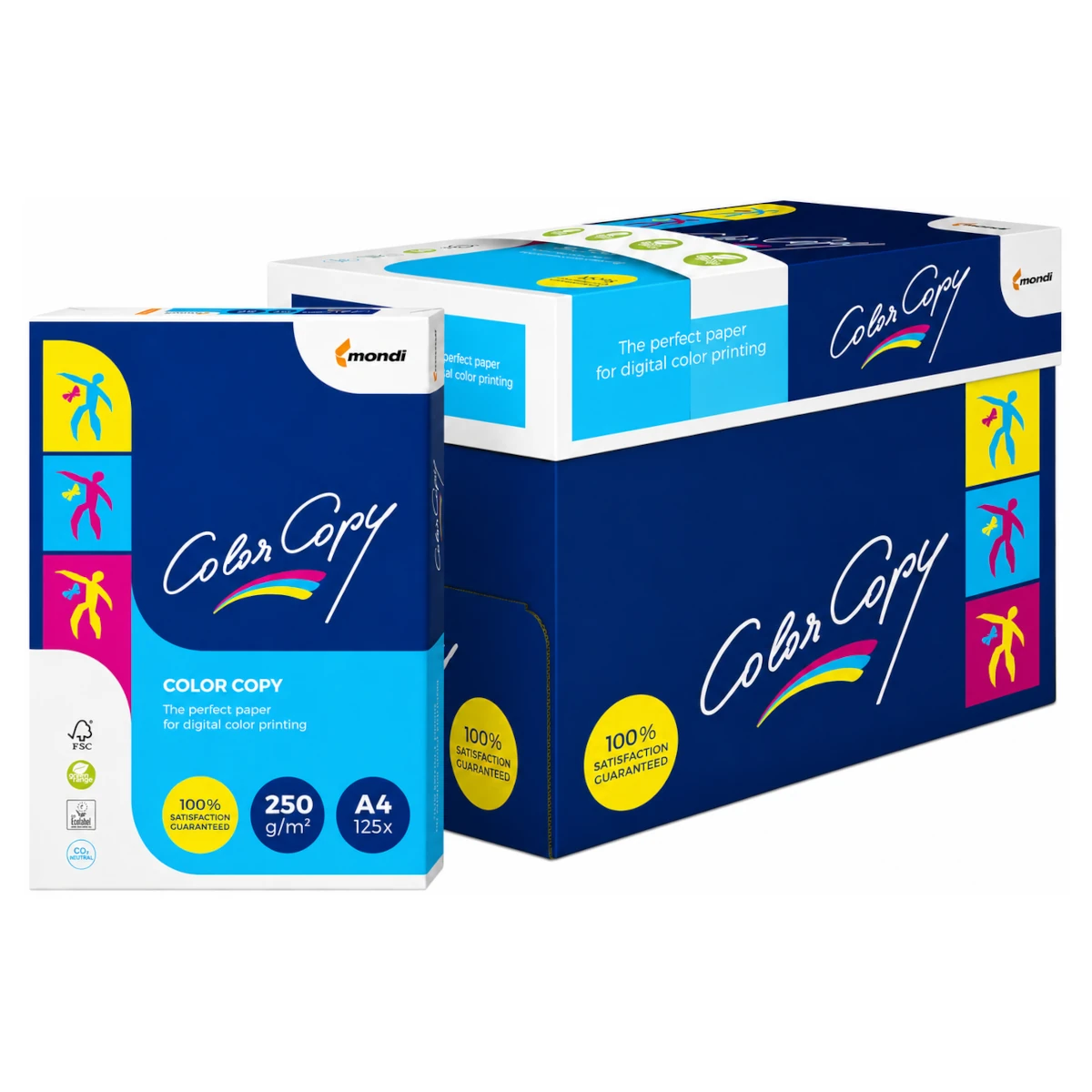 papier color copy a4 250g mondi opakowanie karton