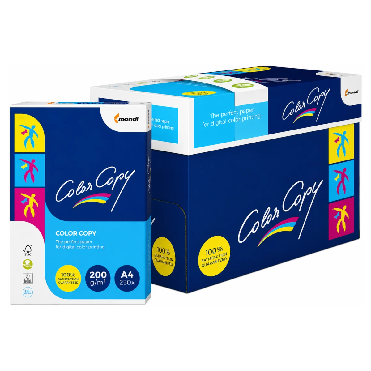 papier color copy a4 200g mondi opakowanie karton