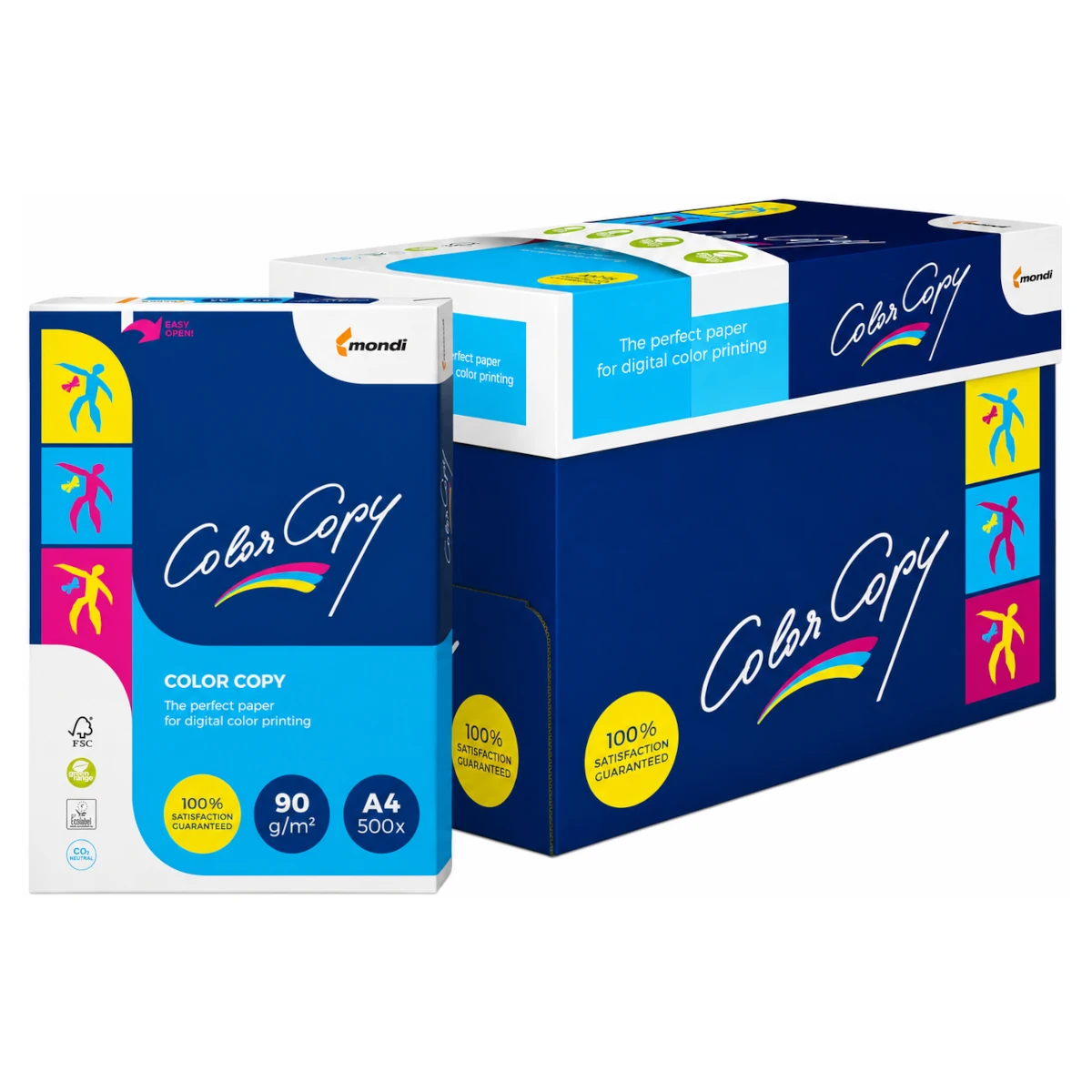 papier color copy a4 90g mondi opakowanie karton