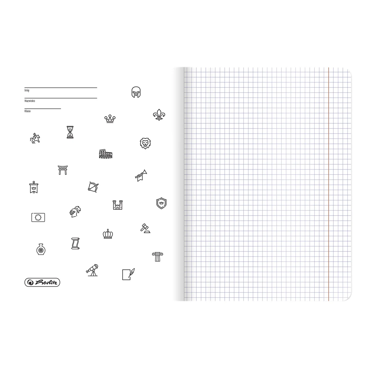 Zeszyt przedmiotowy A5 HERLITZ Touch – historia – 60 kartek