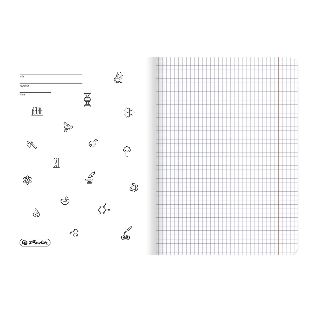 Zeszyt przedmiotowy A5 HERLITZ Touch – chemia – 60 kartek