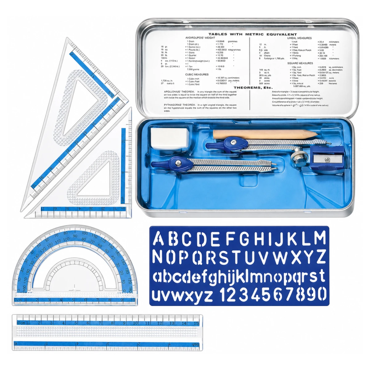 zestaw geometryczny staedtler noris club zawartosc