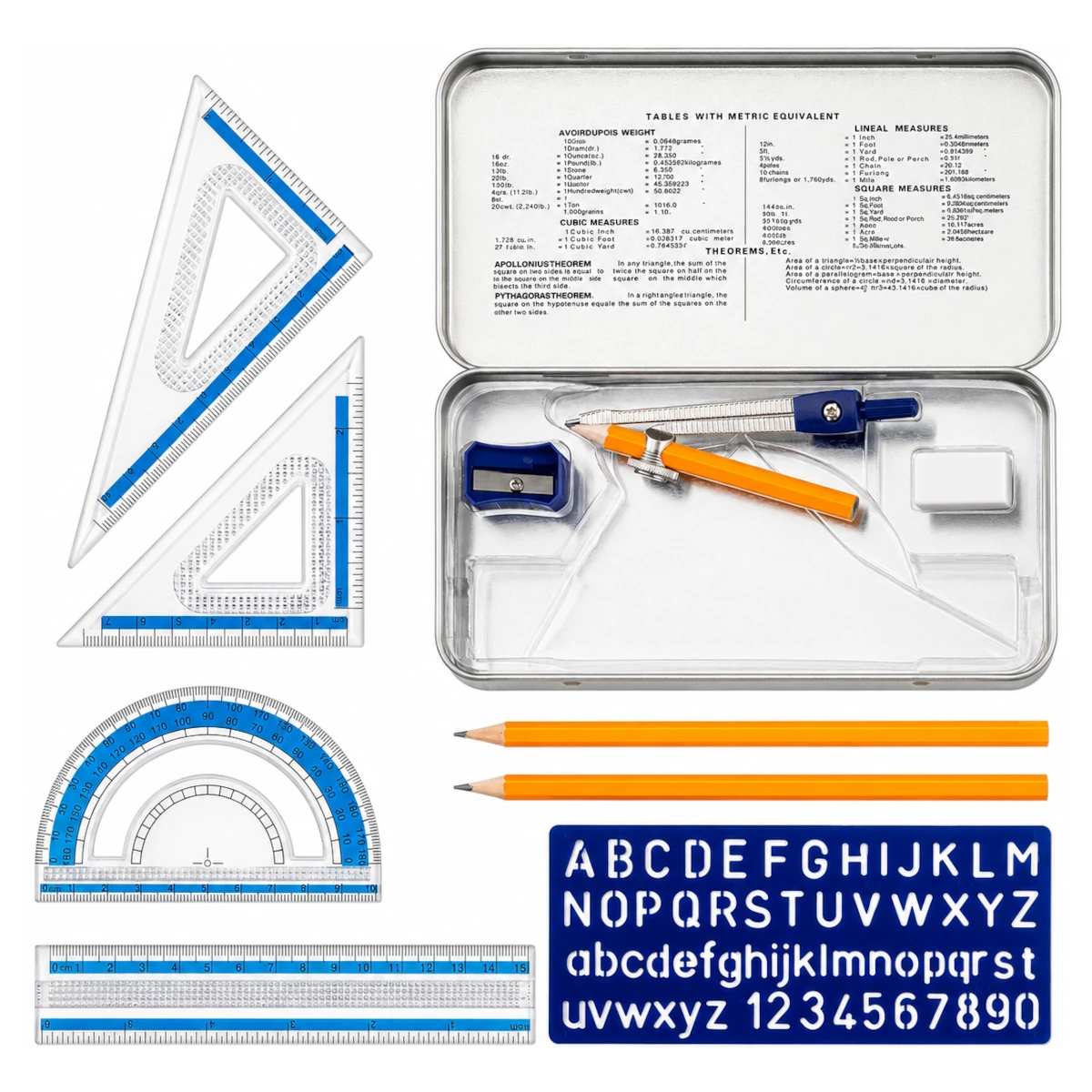 zestaw geometryczny staedtler noris club zawartosc
